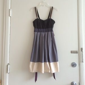 Urban Outfitters LUX cotton tie fit&flare dress